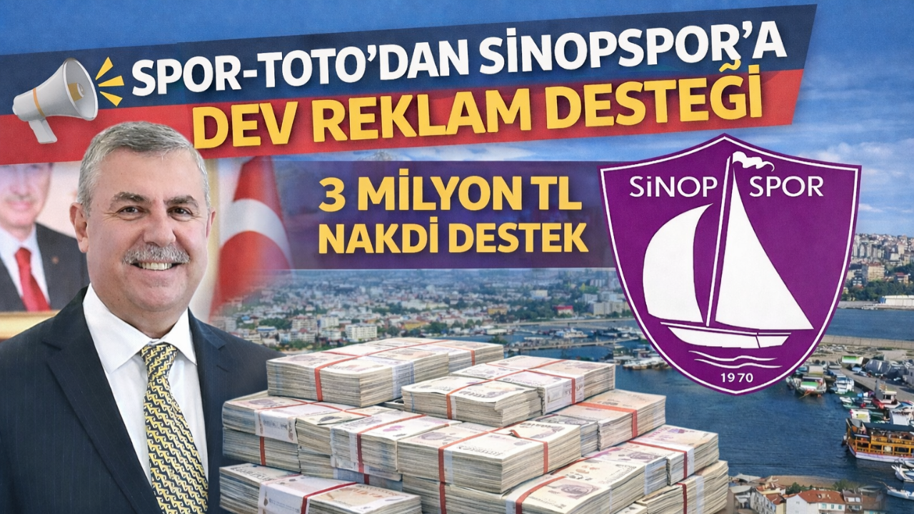 Spor-Toto’dan Sinopspor’a 3 Milyon TL’lik destek