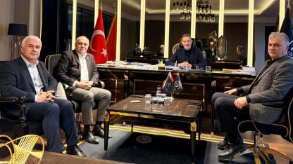 THK Sinop Şube yönetiminden OSB Başkanı Çakan’a ziyaret