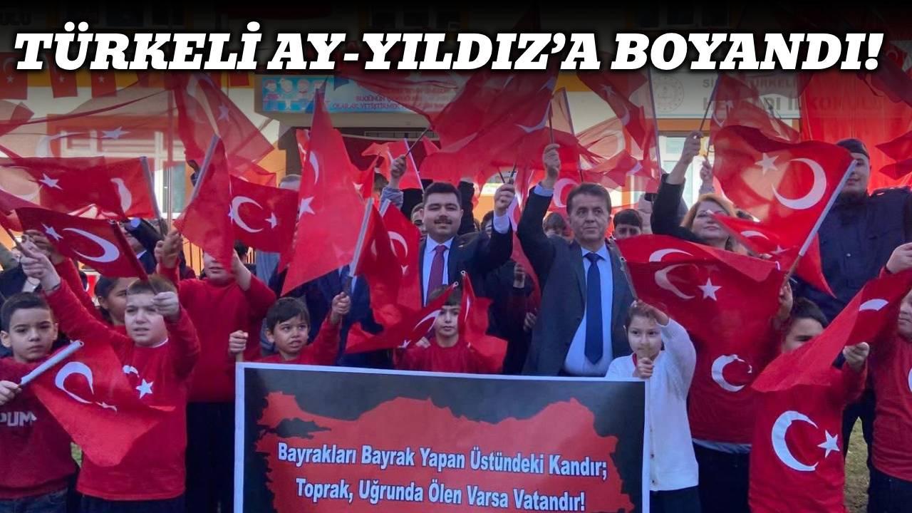 Türkeli'de "Bayrak Sevgisi" temalı program düzenlendi