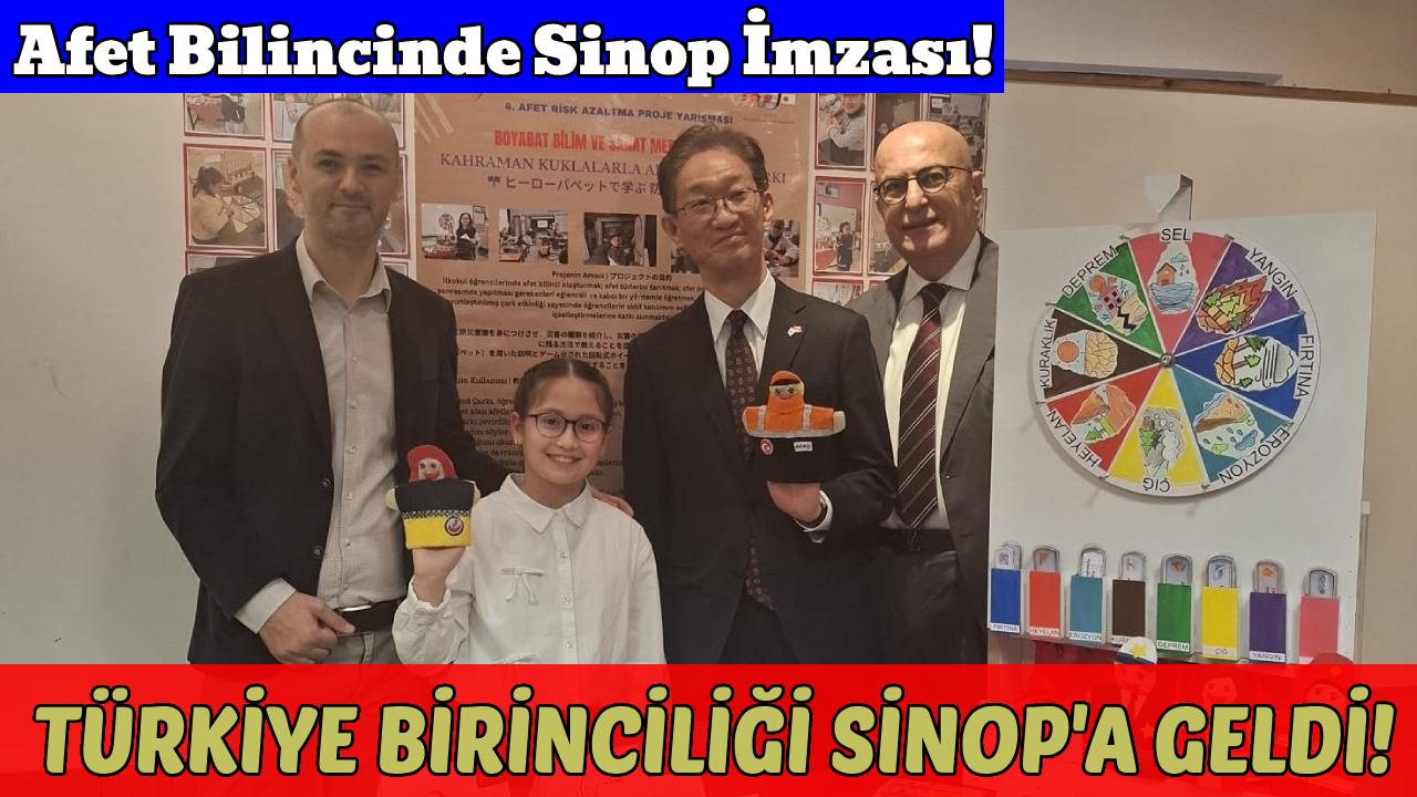 Türkiye’nin en iyi afet projesi Sinop’tan çıktı