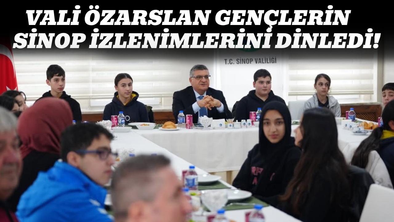 Vali Özarslan’dan öğrencilere sıcak karşılama