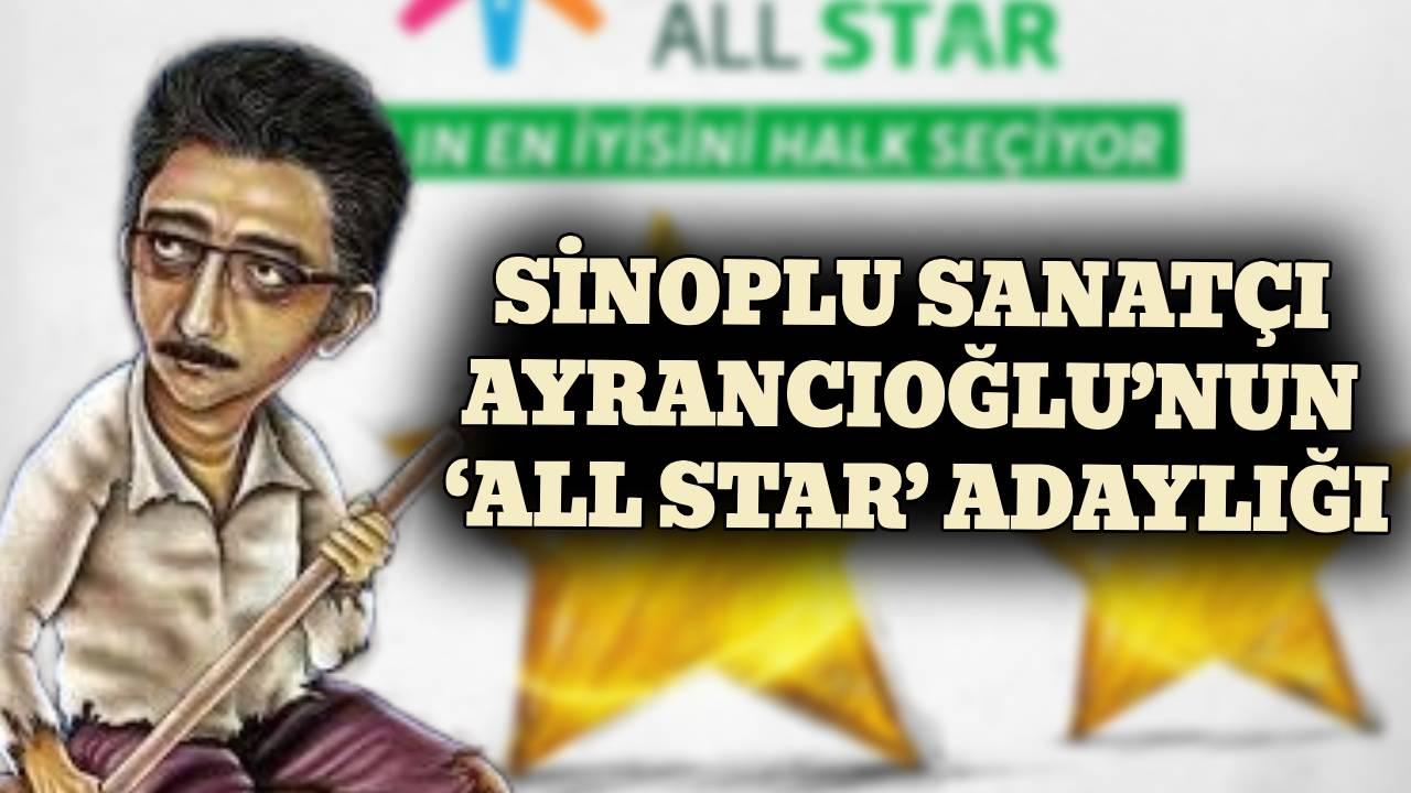 Aşkın Ayrancıoğlu karikatürü “All Star” adayı