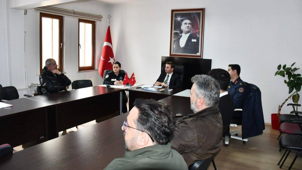 Ayancık’ta derbi öncesi güvenlik zirvesi