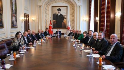 Bakan Gürlek, Sinop heyetiyle bir araya geldi