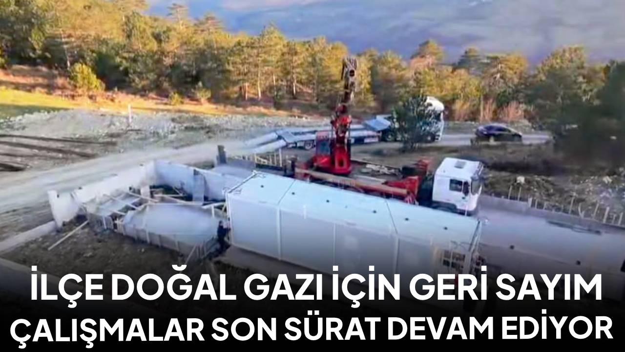 Dikmen'de doğal gaz altyapı çalışmaları sürüyor