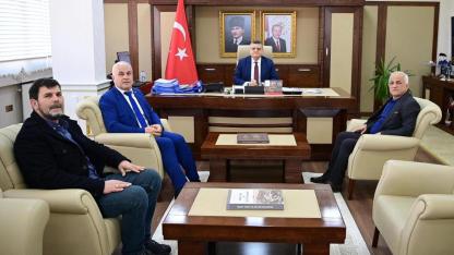 Esnaf odasından Vali Özarslan’a ziyaret