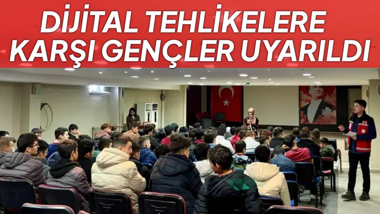Gençlere dijital güvenlik eğitimi verildi