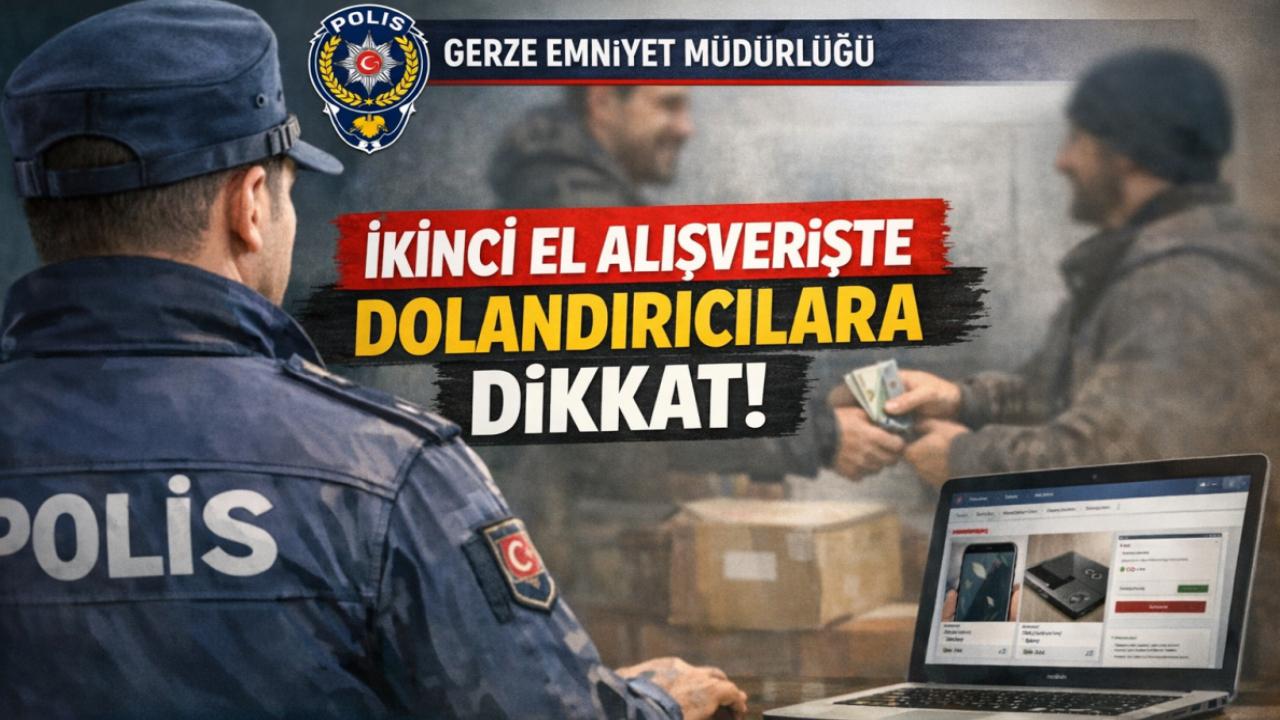 Gerze Emniyetinden ikinci el alışveriş uyarısı