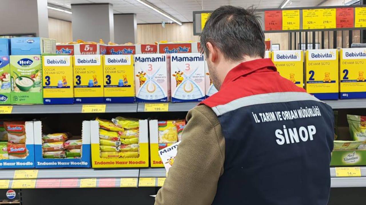 Gerze’de raflar bebek sağlığı için tarandı