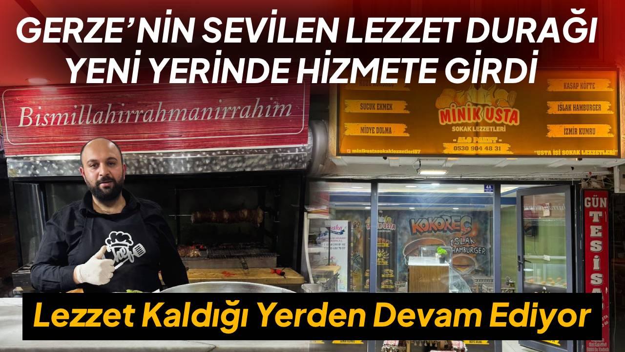 Gerze’nin sevilen lezzet durağı yeni yerinde hizmete girdi