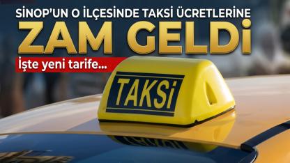 İlçede taksi tarifesi güncellendi