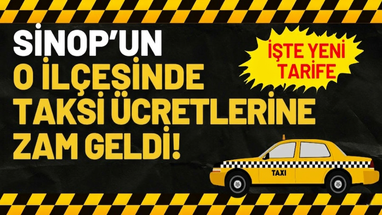 İlçede taksi tarifesinde güncellemeye gidildi