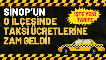 İlçede taksi tarifesinde güncellemeye gidildi