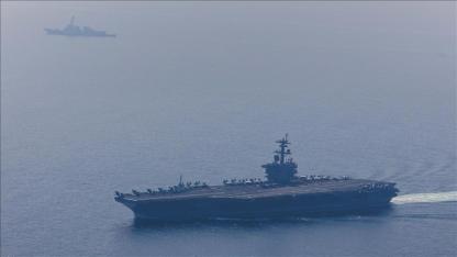 İran Devrim Muhafızları: Abraham Lincoln Uçak Gemisi 4 İran füzesiyle hedef alındı