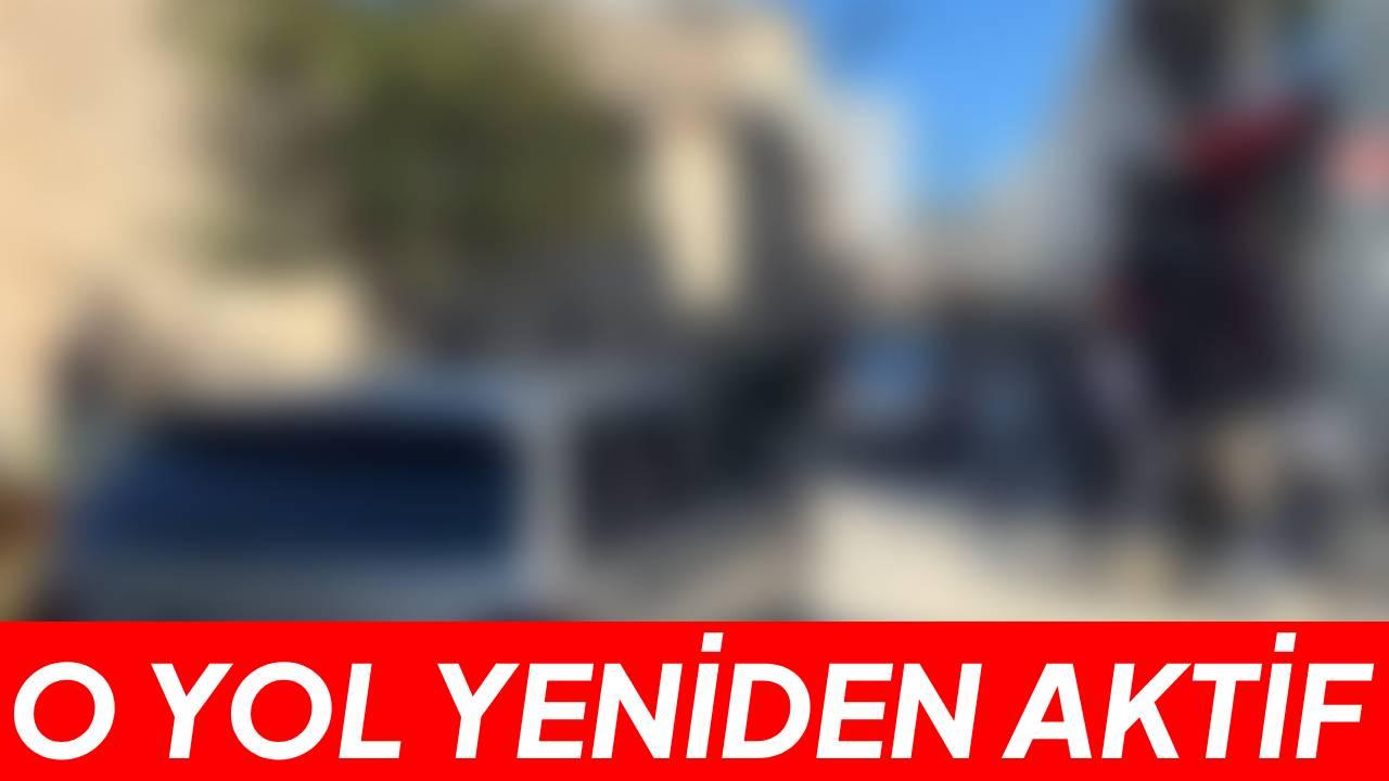 Kanalizasyon mesaisi bitti, yol trafiğe açıldı