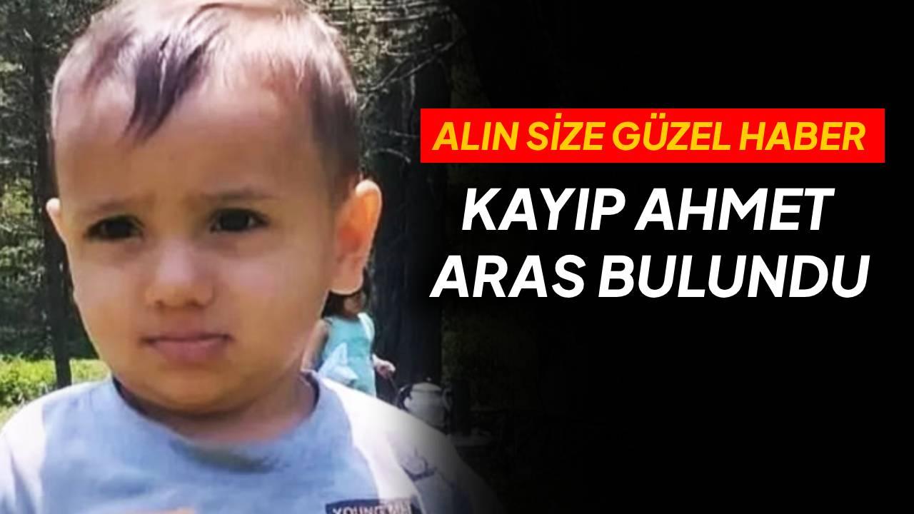 Kaybolan 2 yaşındaki çocuktan güzel haber:Sağ salim bulundu
