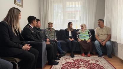 Kaymakam Büyüker’den bayramda anlamlı ziyaretler