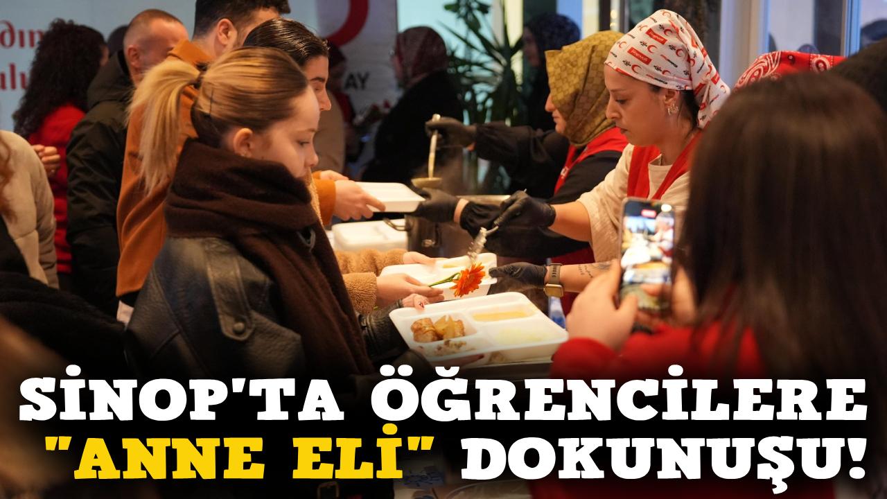 Kızılay’dan Sinop’ta üniversite öğrencilerine “Anne Eli” iftar