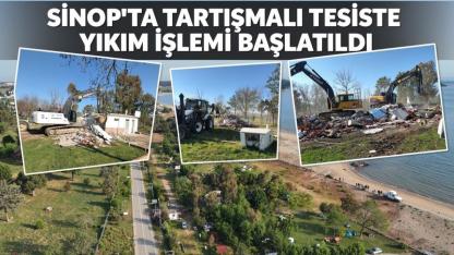 Martı Camping’de yıkım gerçekleşti