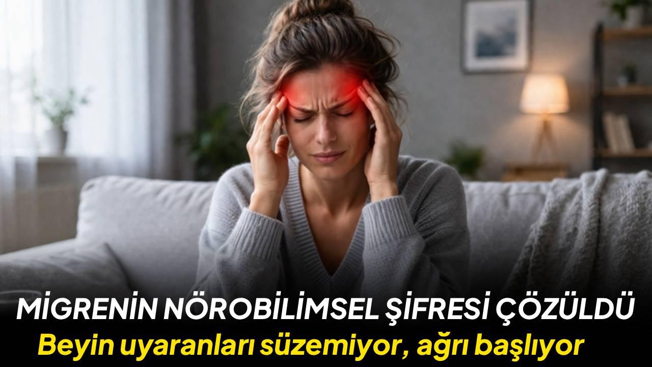 Migrenin beyindeki görsel işlemleme ve ağrı mekanizmalarıyla ilişkisi ortaya kondu
