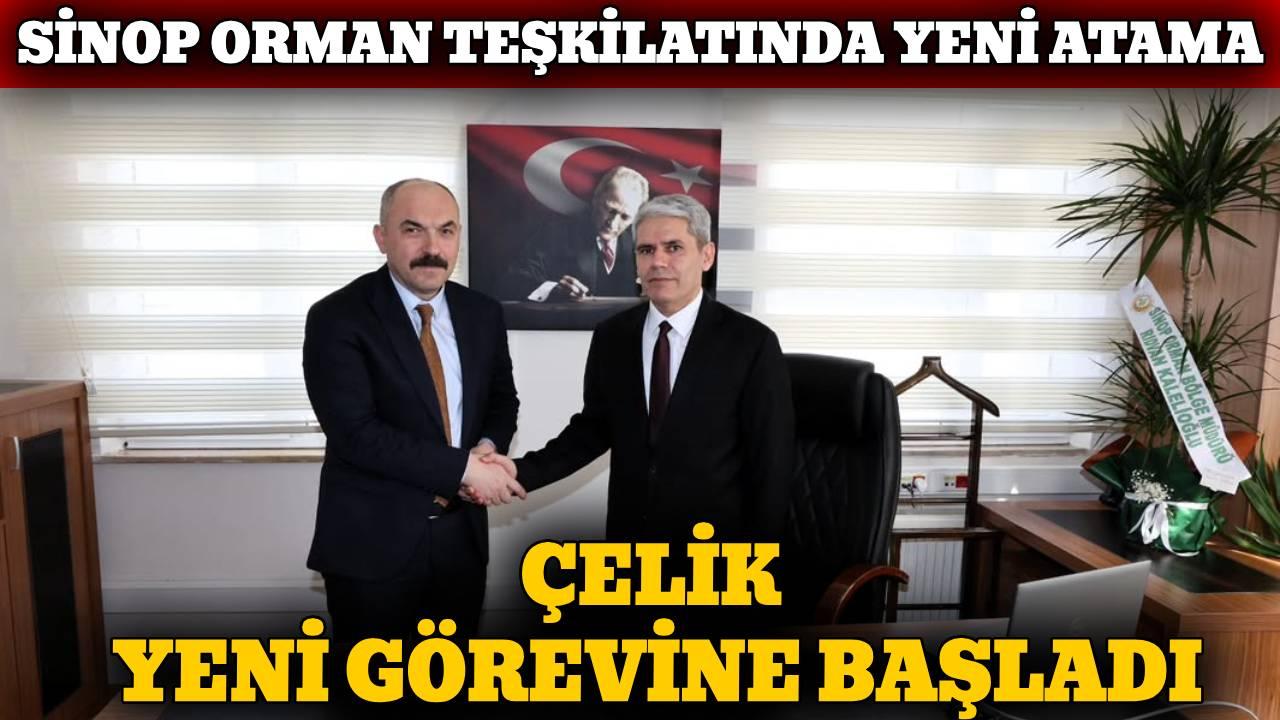 Mustafa Çelik yeni görevine başladı