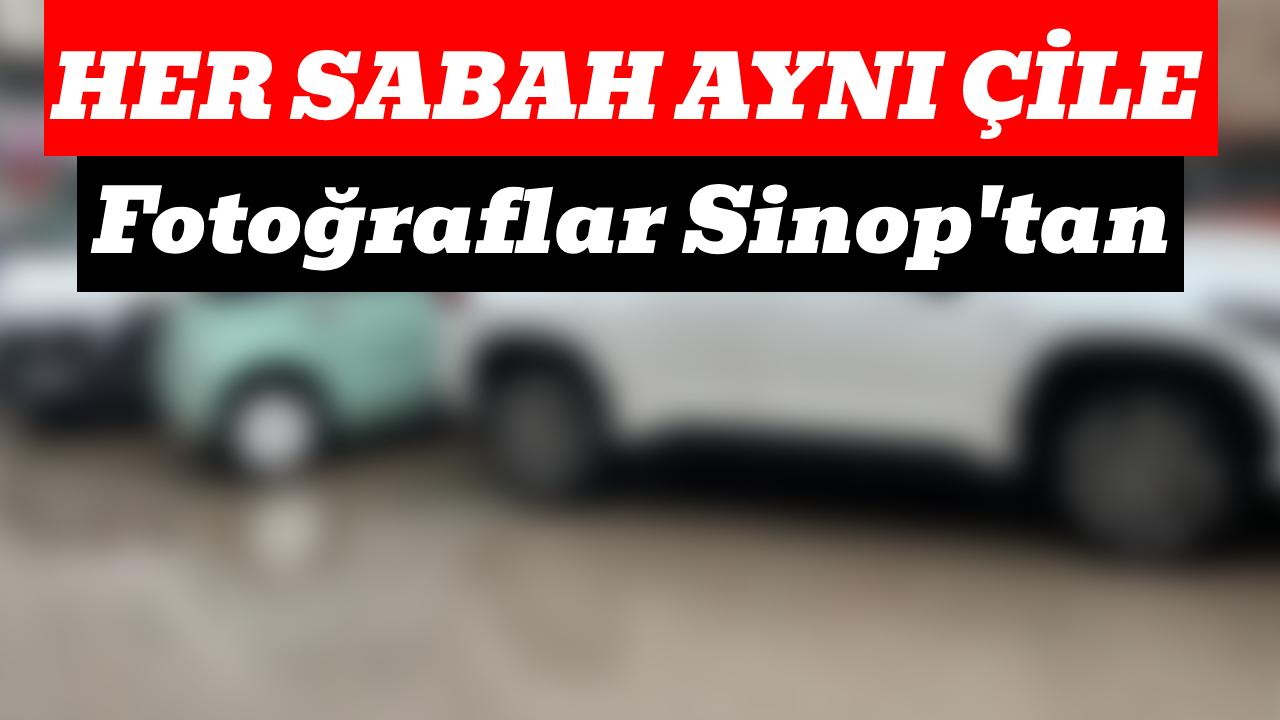 Park ihlali çileye dönüştü: Sinop'ta sabah trafiği işgali