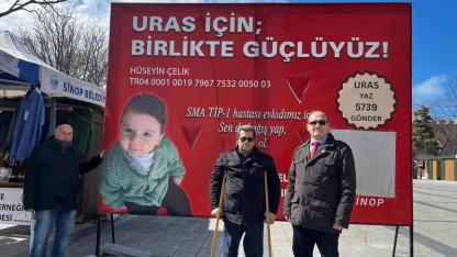 Sinop'ta engelleri aşan yardım