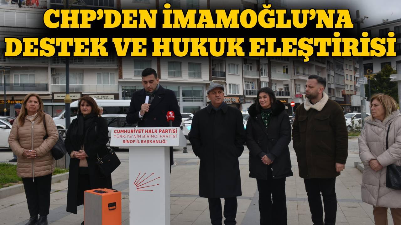 CHP’den İmamoğlu’na destek ve yargı süreçlerine tepki