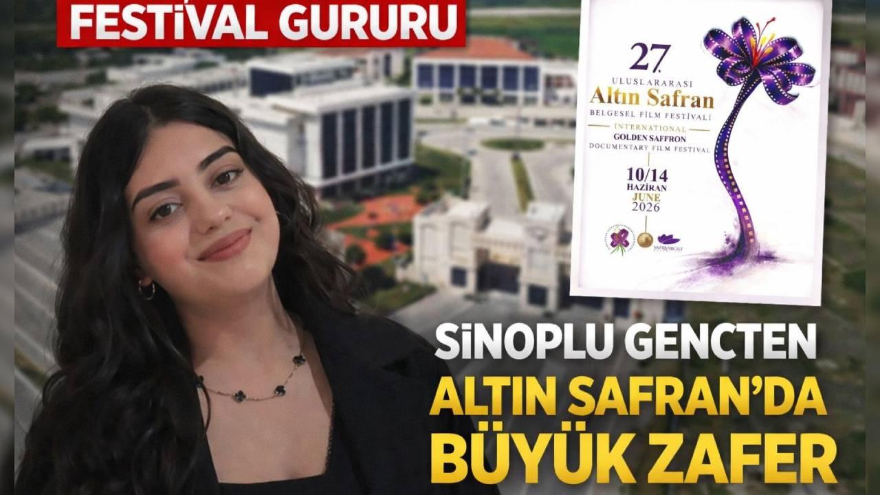 Sinoplu öğrenci 27. Altın Safran Festivali afişini tasarladı