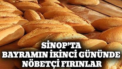 Sinop’ta bayramın 2. günü nöbetçi fırınlar hizmette