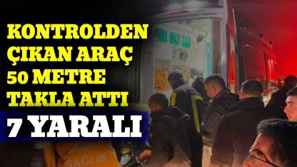 Sinop’ta trafik kazası: 7 yaralı