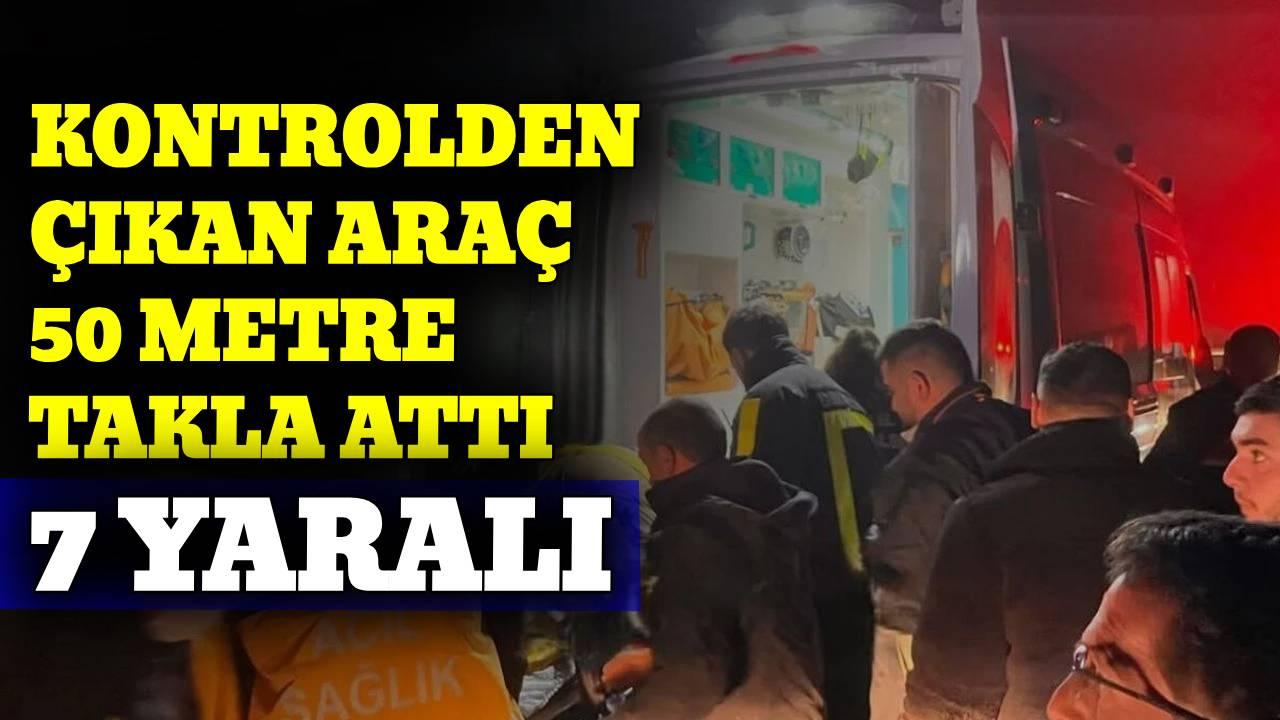 Sinop’ta trafik kazası: 7 yaralı