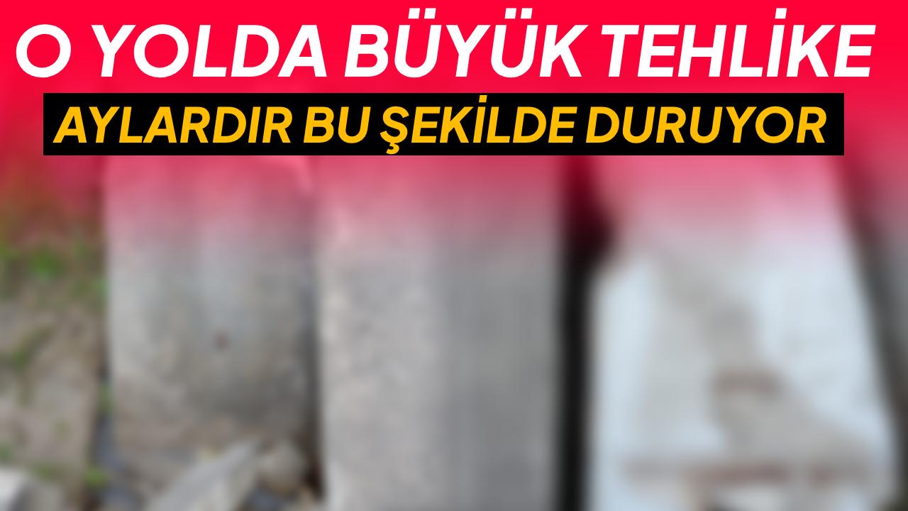 Beton kapaklar parçalandı, risk arttı