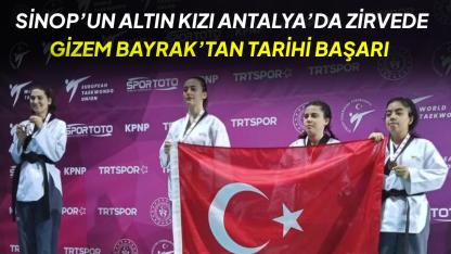 Sinoplu milli sporcu Antalya'da zirvede: Gizem Bayrak şampiyon
