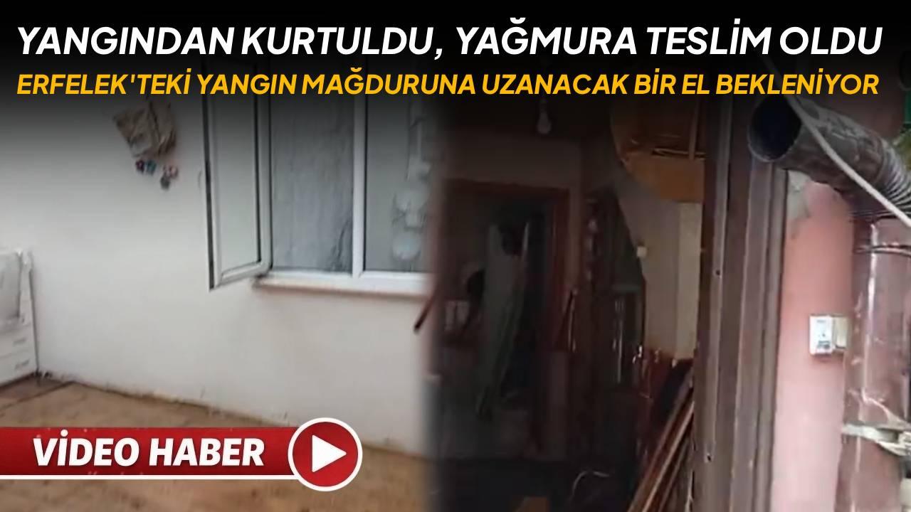 Erfelek’te dram! Bir yanda yangın bir yanda yağmur: Mağduriyet ikiye katlandı