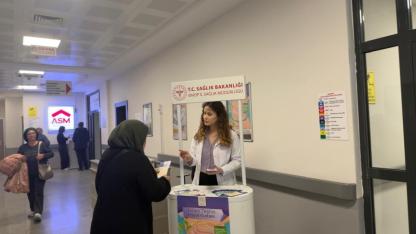 Erfelek’te kansere karşı farkındalık standı