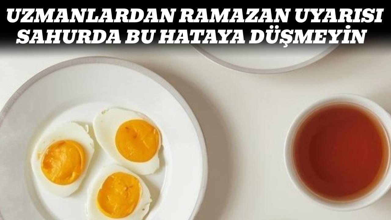 Sahurda ile iftarda fazla tüketilen çay ve kahve zararlı