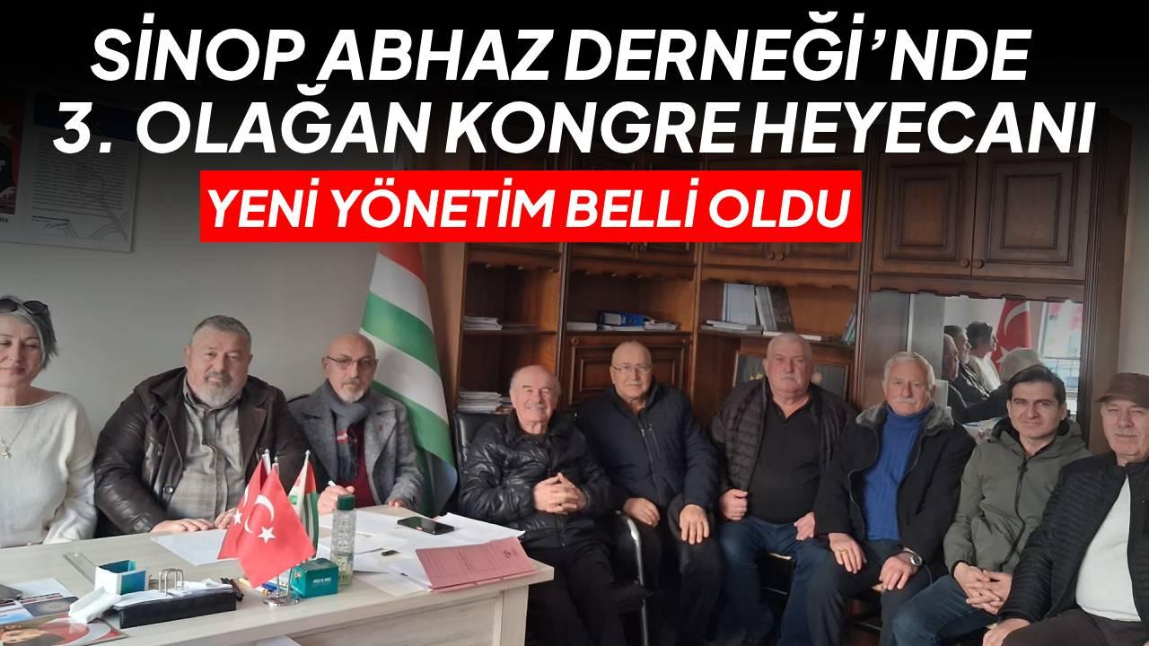 Sinop Abhaz Kültür Derneği’nde Candemir güven tazeledi