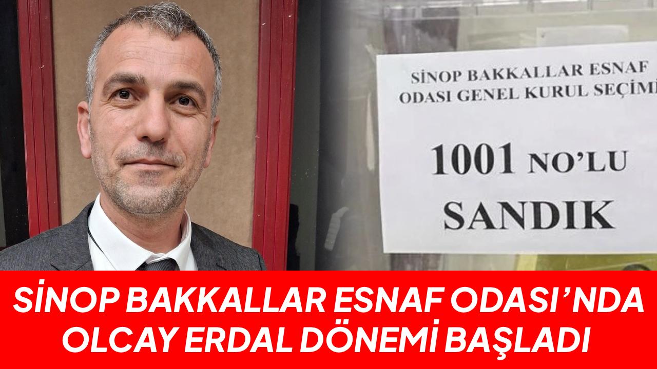 Sinop Bakkallar Esnaf odası'nda Olcay Erdal dönemi