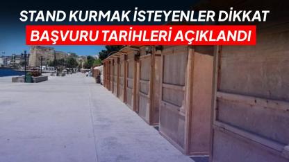 Sinop Belediyesi stant başvurularını başlattı