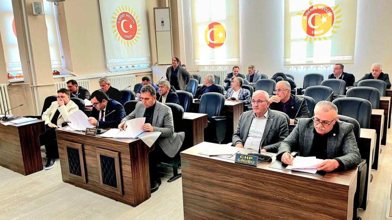 Sinop İl Genel Meclisi Mart ayı toplantısı gerçekleştirildi