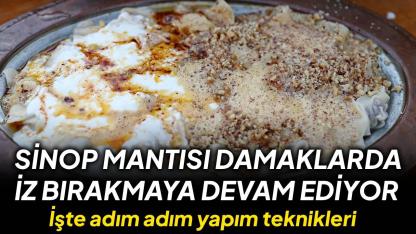 Sinop mantısı, yöresel lezzetlerin ilk tercihi
