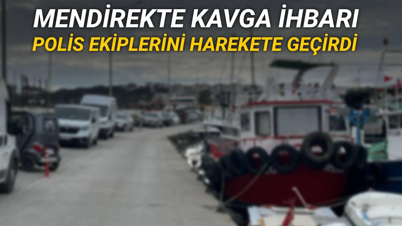Sinop Mendirek’te hareketli dakikalar: Polis ekipleri seferber oldu