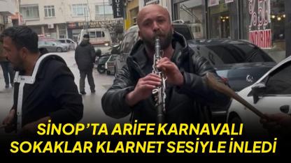 Sinop sokaklarında Arife coşkusu: Klarnet ve davul sesleri şehri sardı