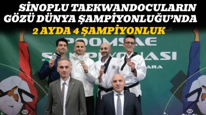 Sinop Taekwondoda altın çağını yaşıyor: Hedef dünya şampiyonluğu
