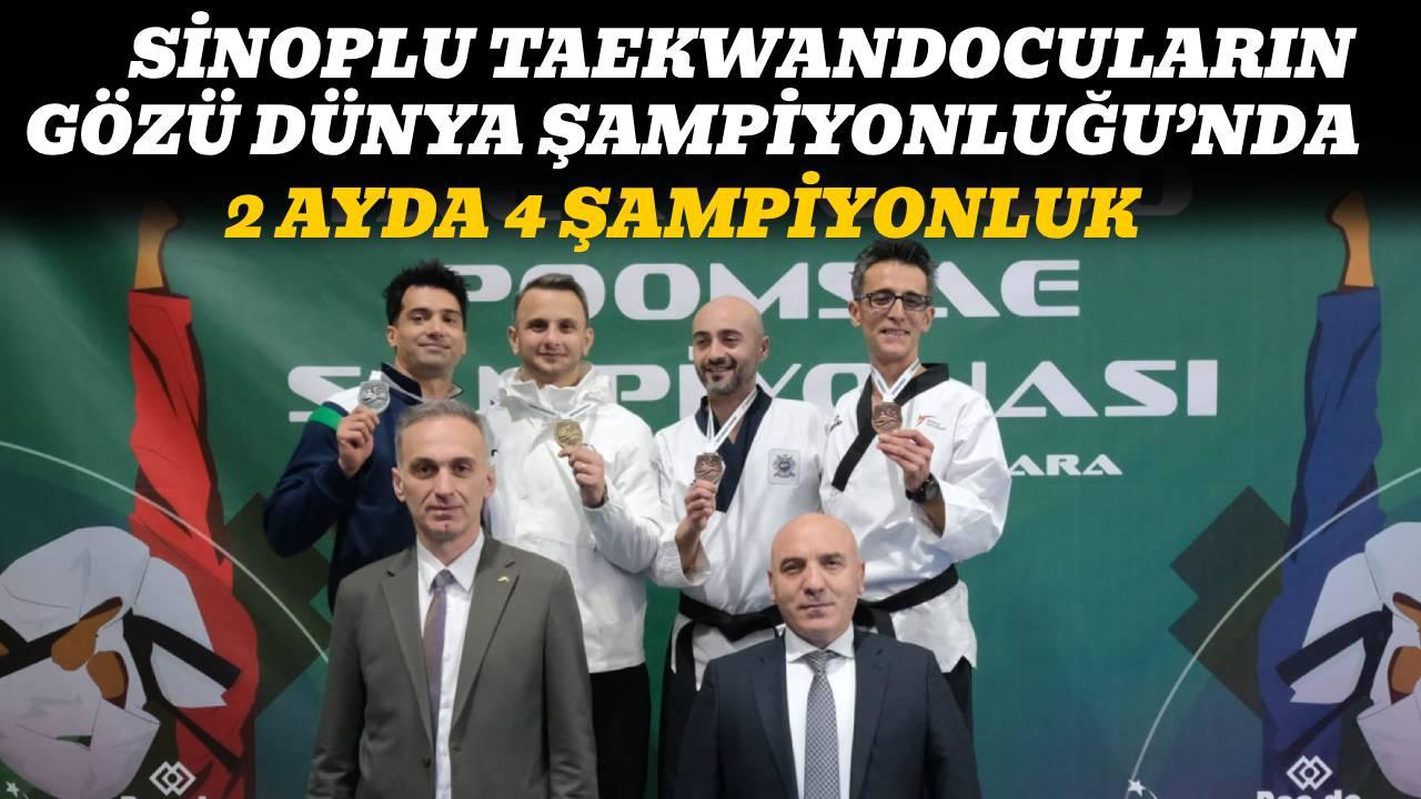 Sinop Taekwondoda altın çağını yaşıyor: Hedef dünya şampiyonluğu