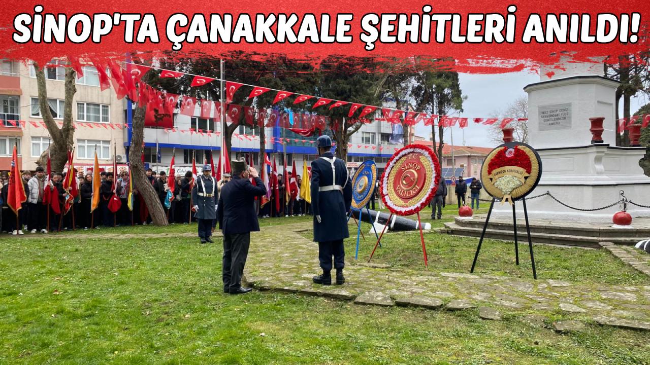Sinop'ta 18 Mart Çanakkale Zaferi töreni düzenlendi