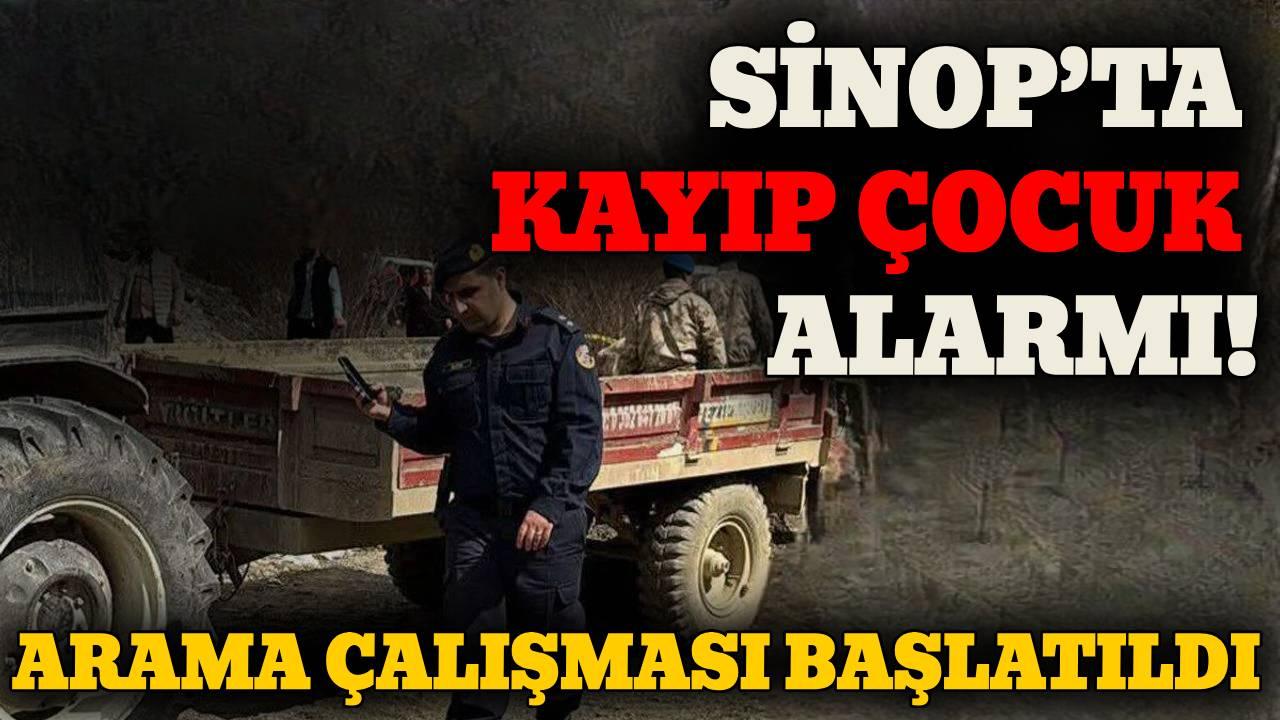 Sinop’ta 2 yaşındaki çocuk kayboldu
