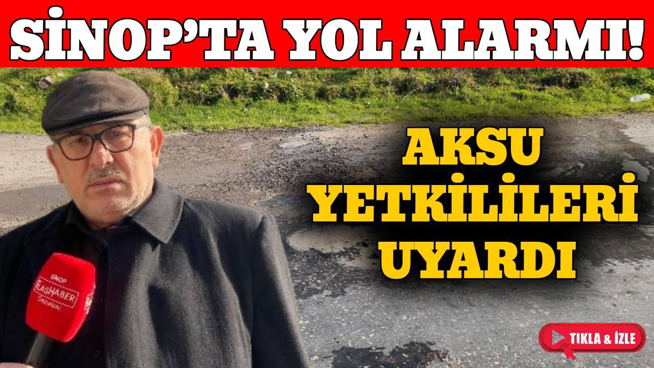 Sinop’ta altyapı sorunu