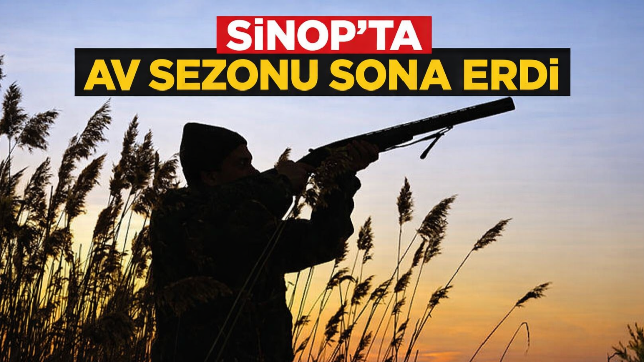 Sinop'ta av sezonu kapandı